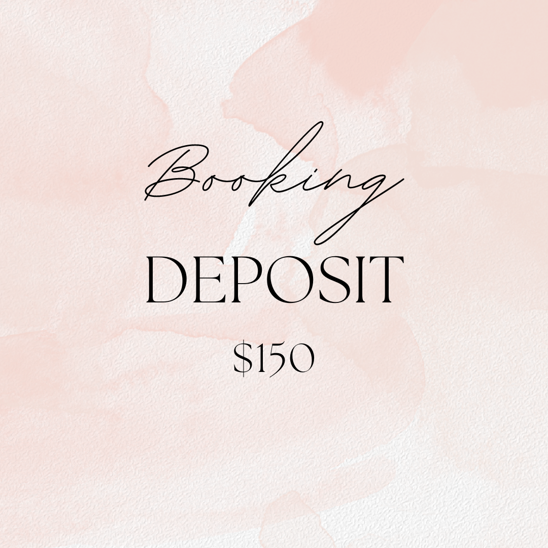 Flower Preservation Booking Deposit booking deposit pricing banner