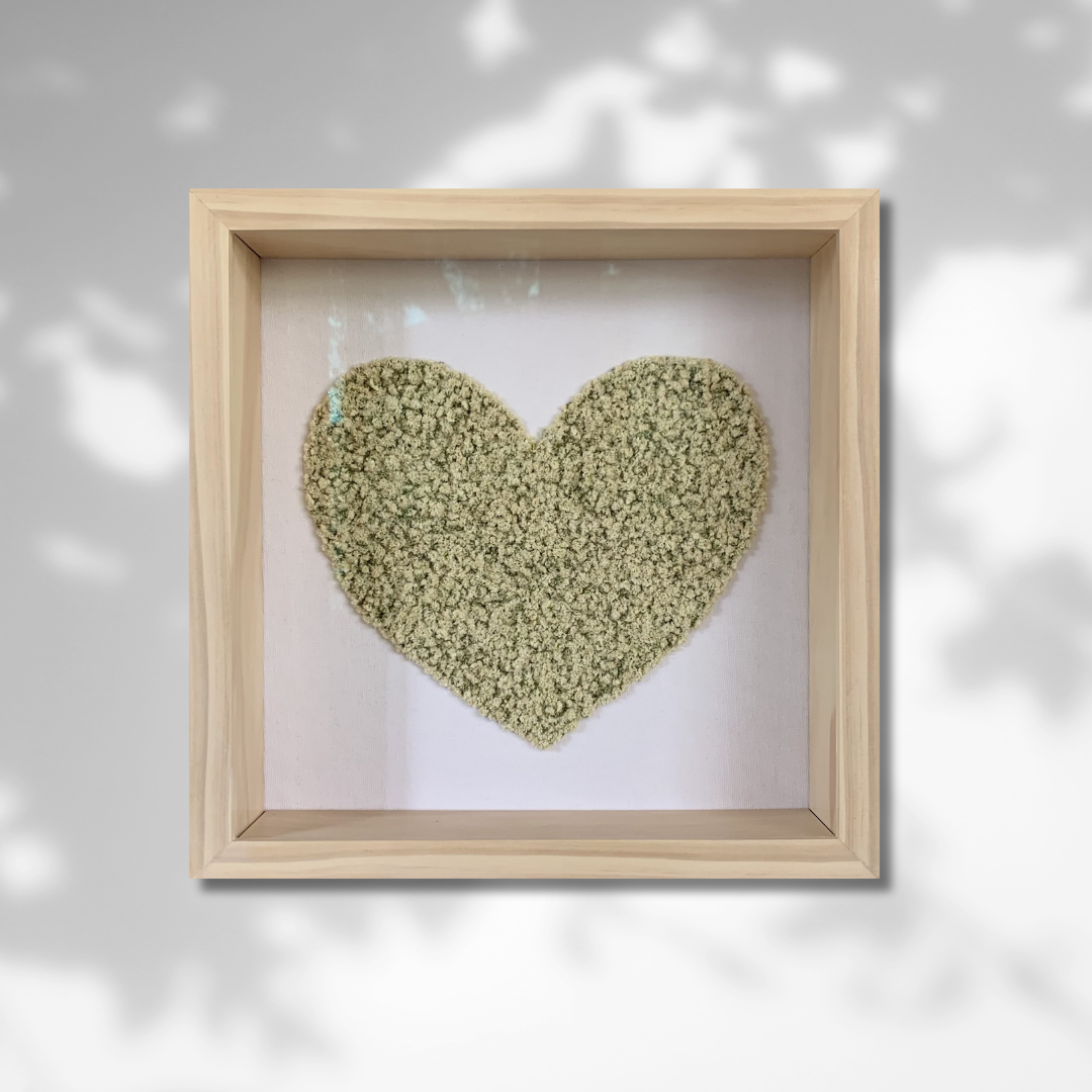 Small Square Framed 3D Flower Preservation